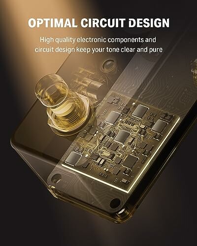 Optimal circuit design with electronic components and circuit board.