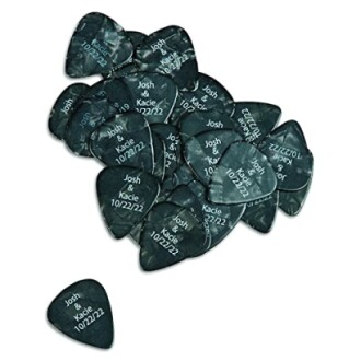 Personalized Black Guitar Picks