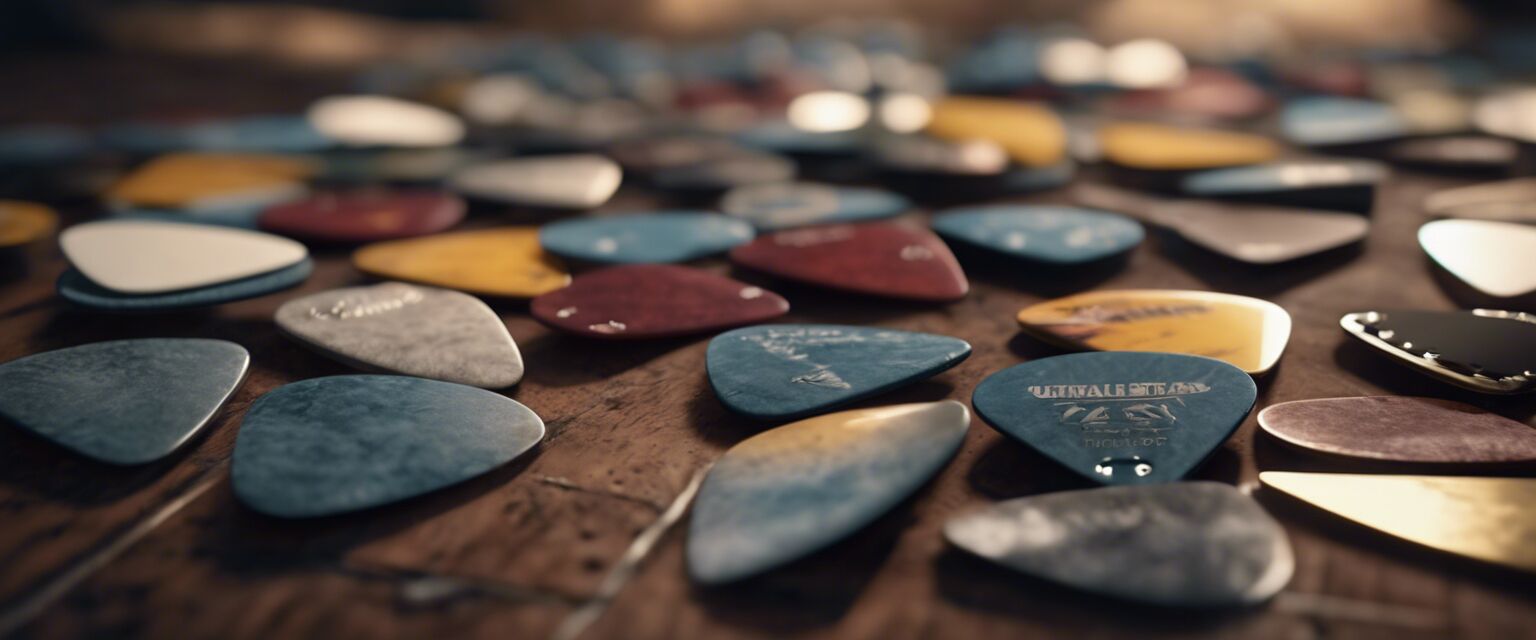 Guitar pick materials